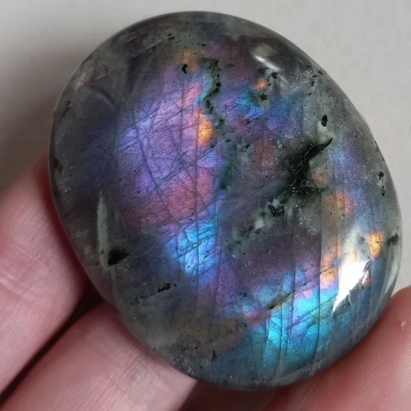 Magical Sunset Flash Labradorite Palmstone!!!!! - Picture 10 of 12